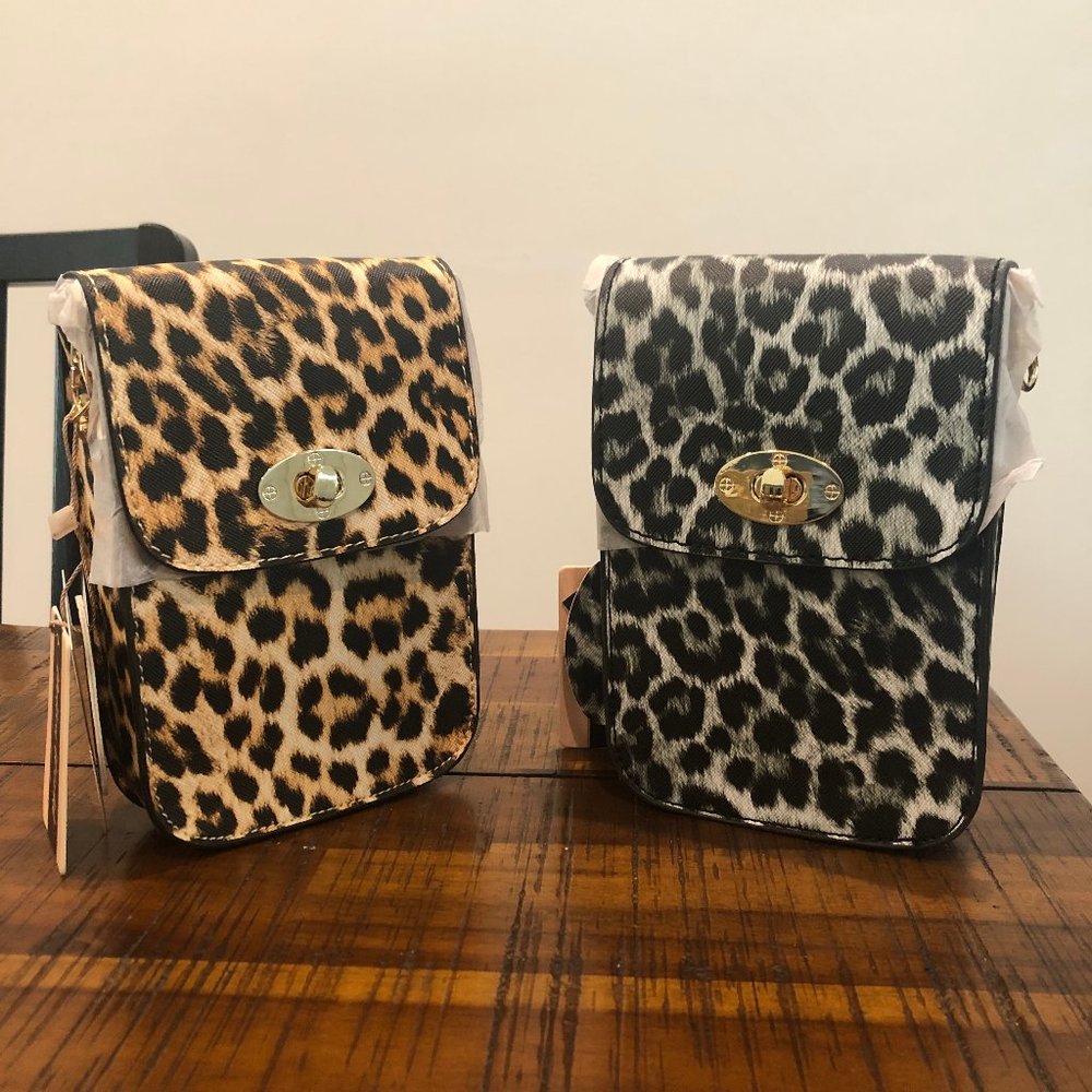 Mellow World Animal Print Cross Body Bags